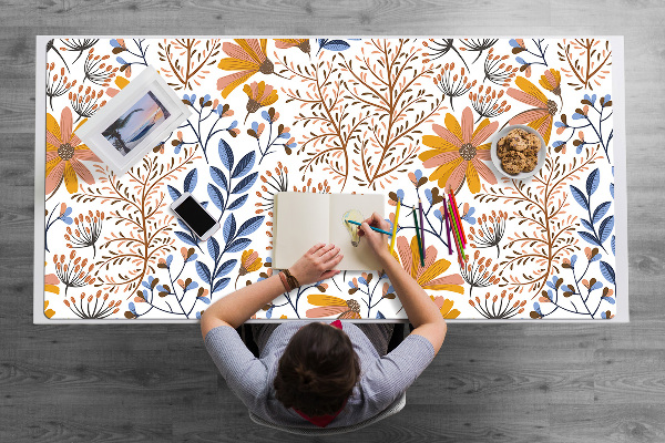 Tappetino da scrivania Fiori Dipinti