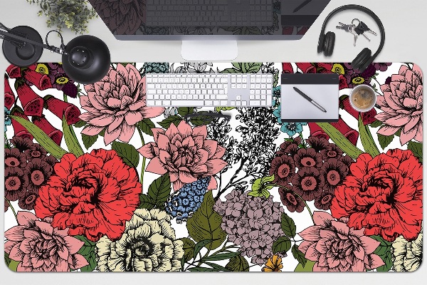 Tappetino da scrivania Fiori Autunnali