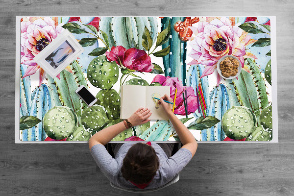 Tappetino da scrivania Fiori Di Cactus