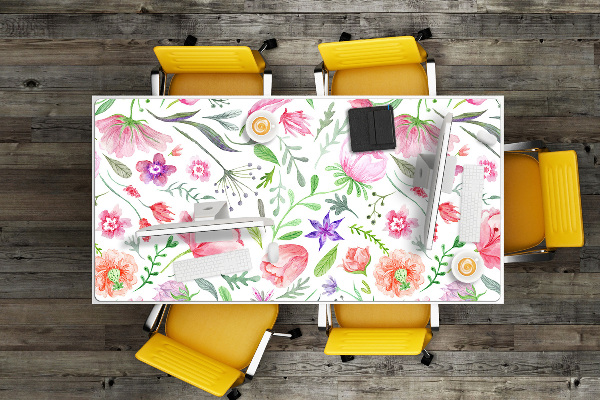 Tappetino da scrivania Fiori Dipinti