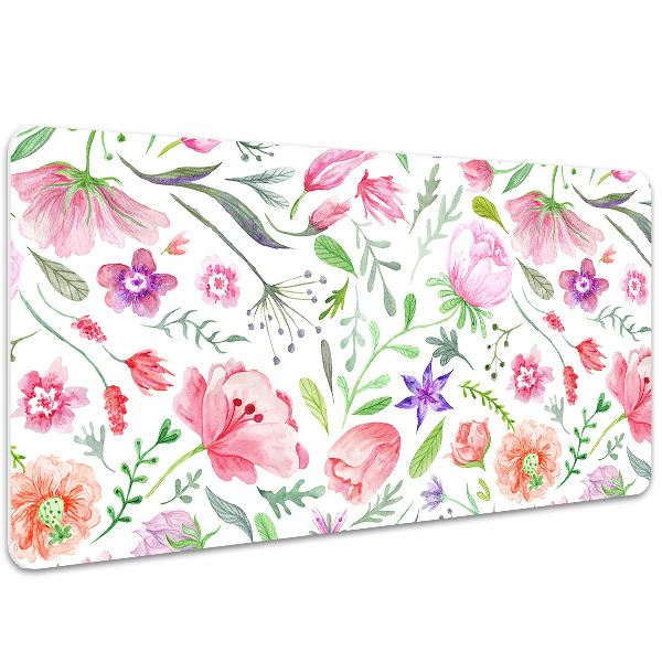 Tappetino da scrivania Fiori Dipinti