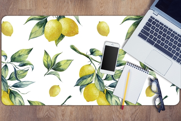 Sottomano da scrivania Limoni Gialli