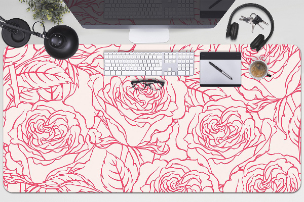 Tappetino da scrivania Rose Doodle