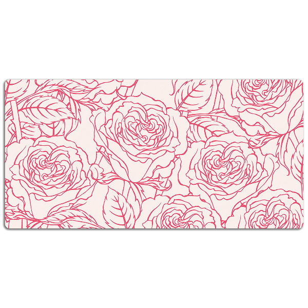 Tappetino da scrivania Rose Doodle