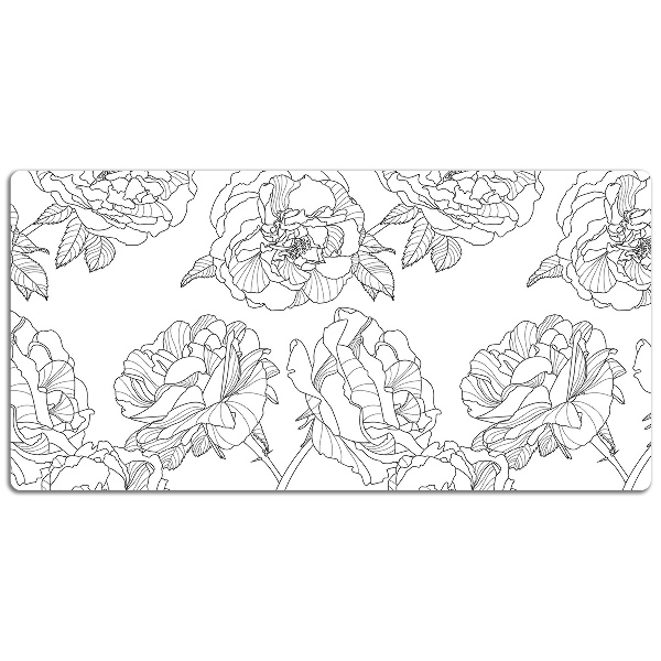 Sottomano da scrivania Rose Disegnate