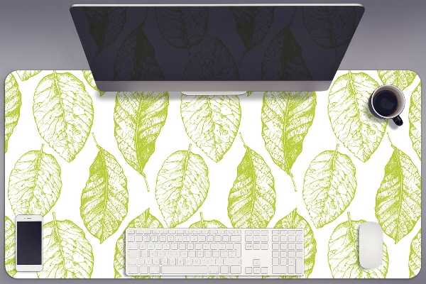 Tappetino da scrivania Foglie Verdi