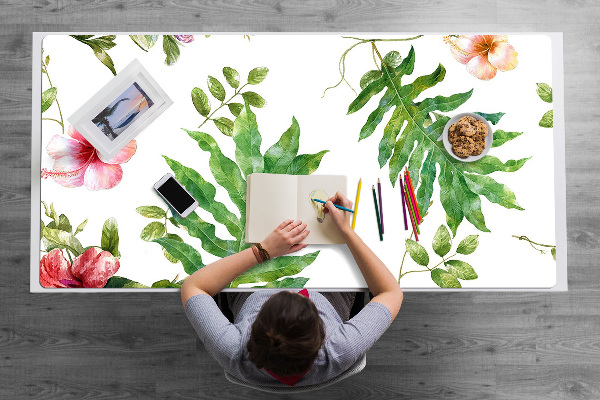 Tappetino da scrivania Foglie E Fiori