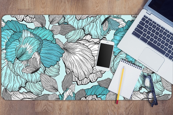 Sottomano da scrivania Doodle Fiori