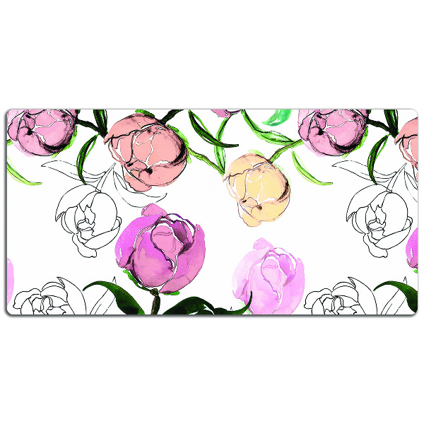 Tappetino da scrivania Peonie