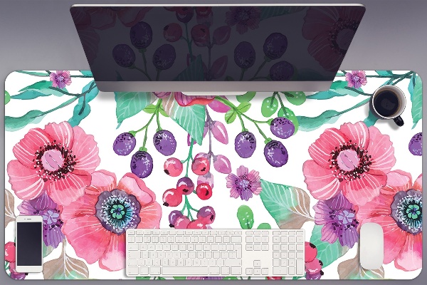 Tappetino da scrivania Fiori E Bacche