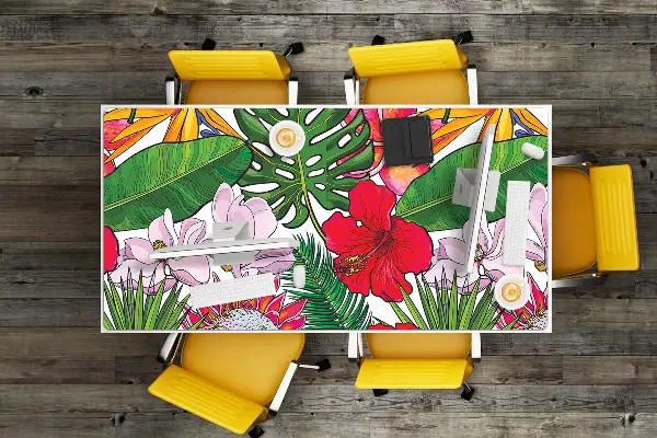 Tappetino da scrivania Fiori Colorati