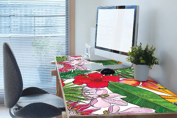 Tappetino da scrivania Fiori Colorati