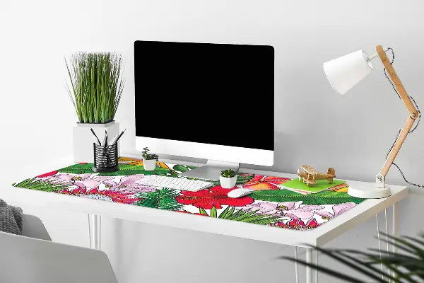 Tappetino da scrivania Fiori Colorati