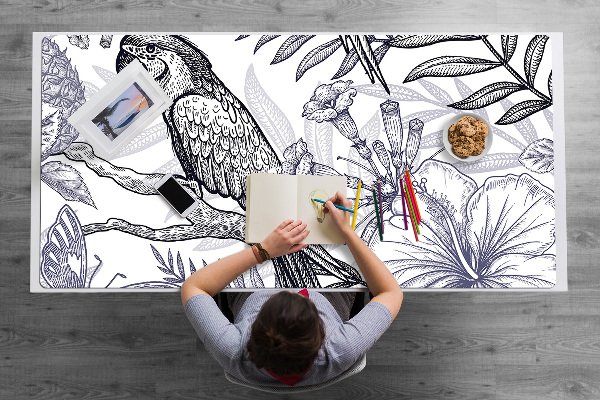 Tappetino da scrivania Pappagallo Disegnato