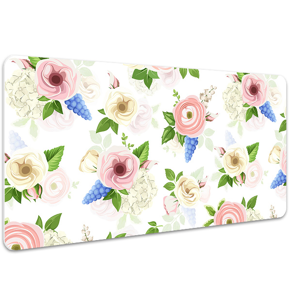 Tappetino da scrivania Fiori Disegnati