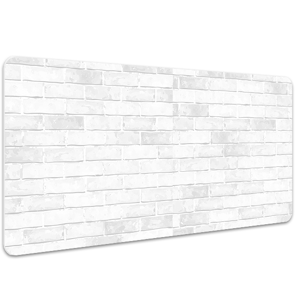 Tappetino da scrivania Mattone Bianco