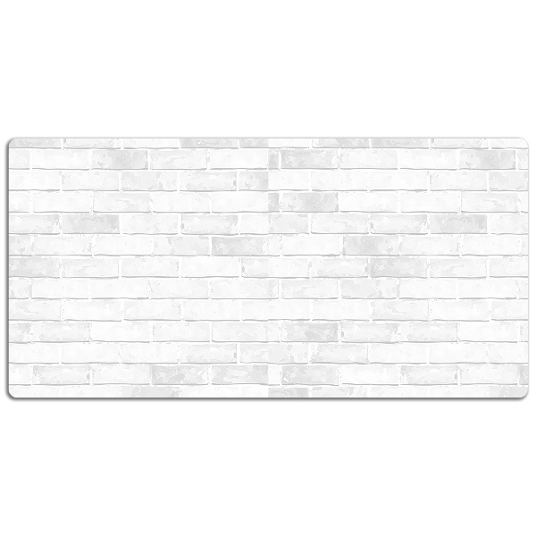 Tappetino da scrivania Mattone Bianco