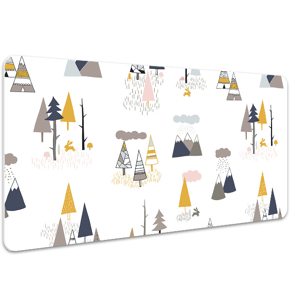 Tappetino da scrivania Alberi Disegnati