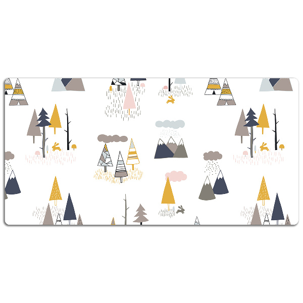 Tappetino da scrivania Alberi Disegnati