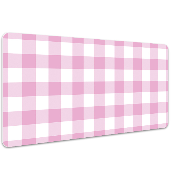 Sottomano da scrivania Griglia Rosa