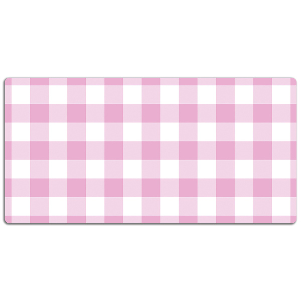 Sottomano da scrivania Griglia Rosa