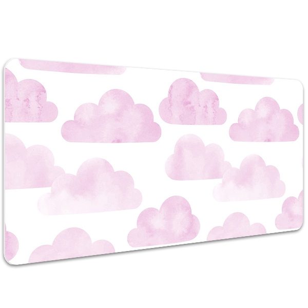 Sottomano da scrivania Nuvole Rosa