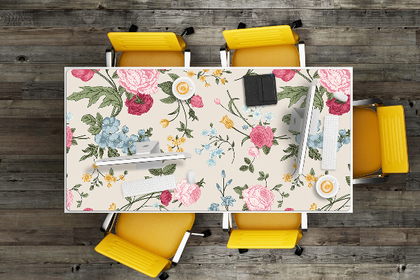 Tappetino da scrivania Fiori Colorati