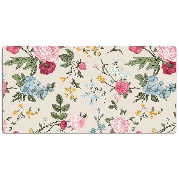 Tappetino da scrivania Fiori Colorati