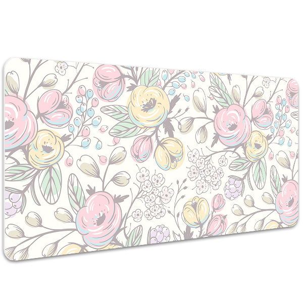 Tappetino da scrivania Fiori Colorati
