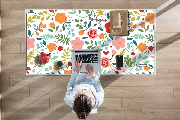Sottomano da scrivania Immagine Con Fiori