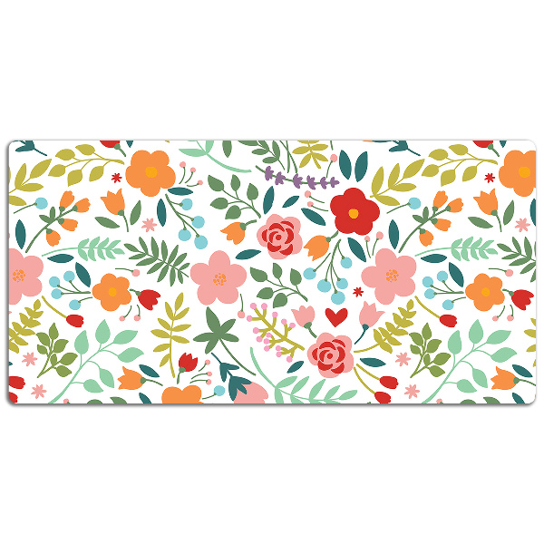 Sottomano da scrivania Immagine Con Fiori