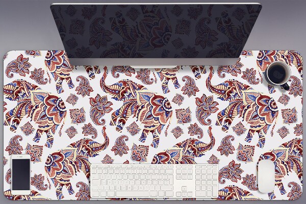 Tappetino da scrivania Paisley Elephant
