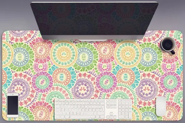 Tappetino da scrivania Pattern Circolare