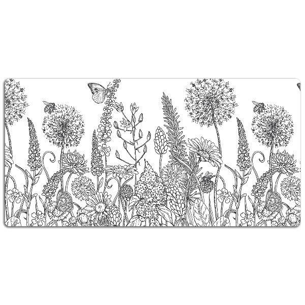 Sottomano da scrivania Schizzo Dei Fiori