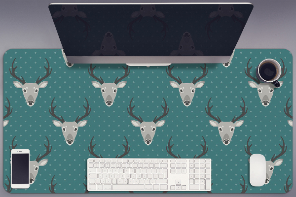 Tappetino da scrivania Deer Grigio