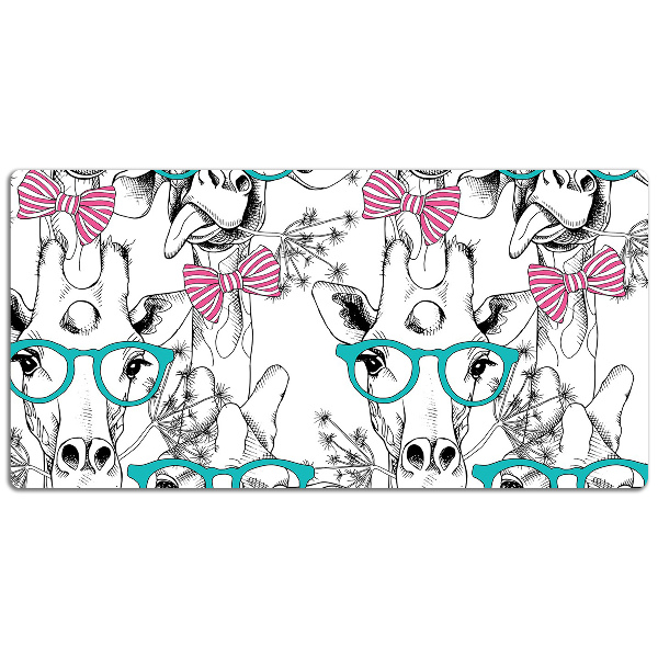 Tappetino da scrivania Giraffa Hipster