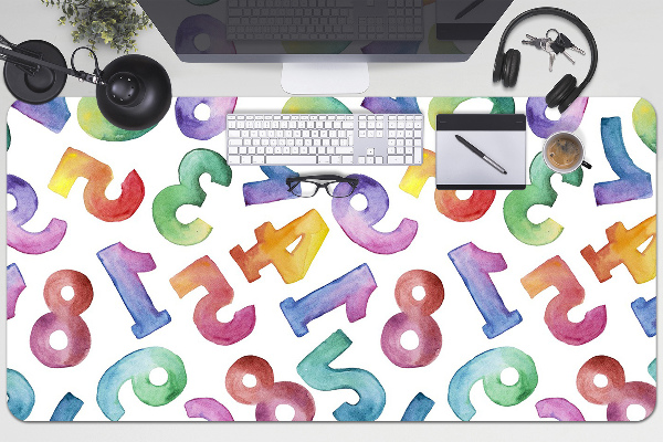 Sottomano da scrivania Lettere Colorate