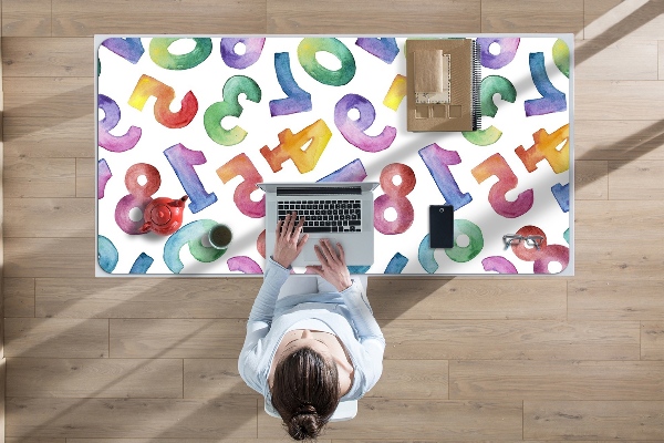 Sottomano da scrivania Lettere Colorate