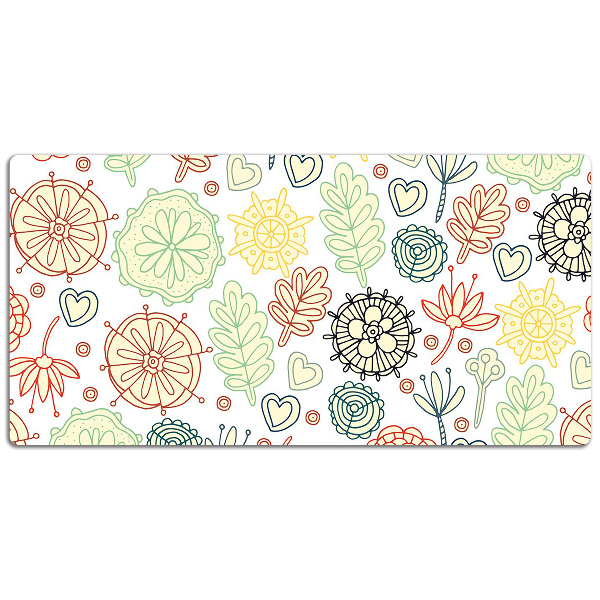 Tappetino da scrivania Fiori E Cuori