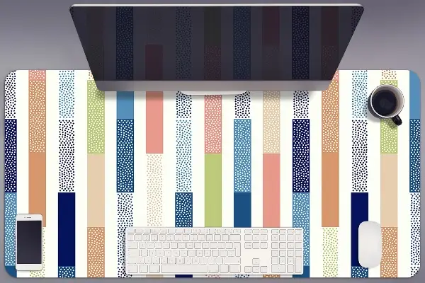 Tappetino da scrivania Strisce Colorate