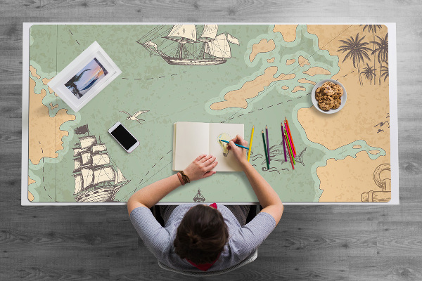 Tappetino da scrivania Mappa Del Tesoro