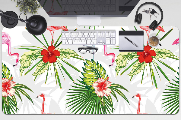 Sottomano da scrivania Flamingos E Fiori