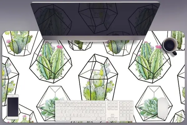 Sottomano da scrivania Cactus Nei Solidi