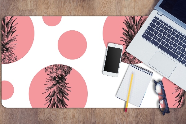 Sottomano da scrivania Ananas Rosa