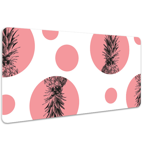 Sottomano da scrivania Ananas Rosa