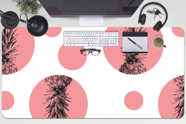 Sottomano da scrivania Ananas Rosa