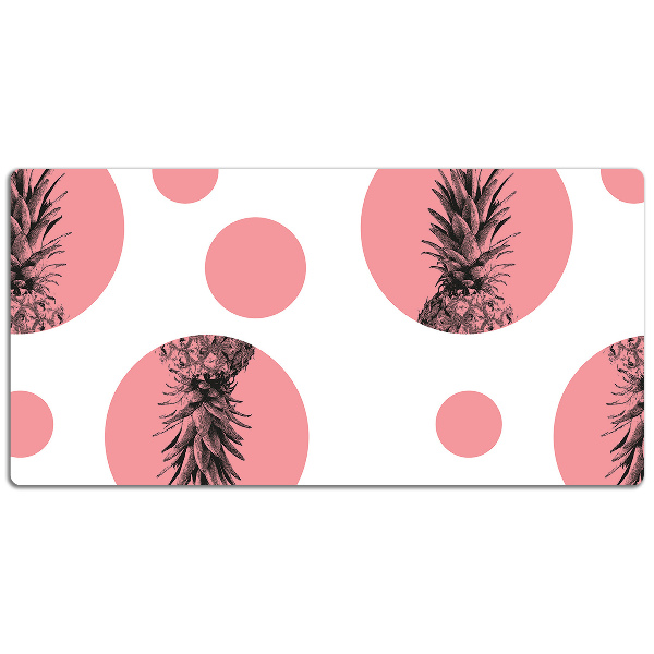 Sottomano da scrivania Ananas Rosa