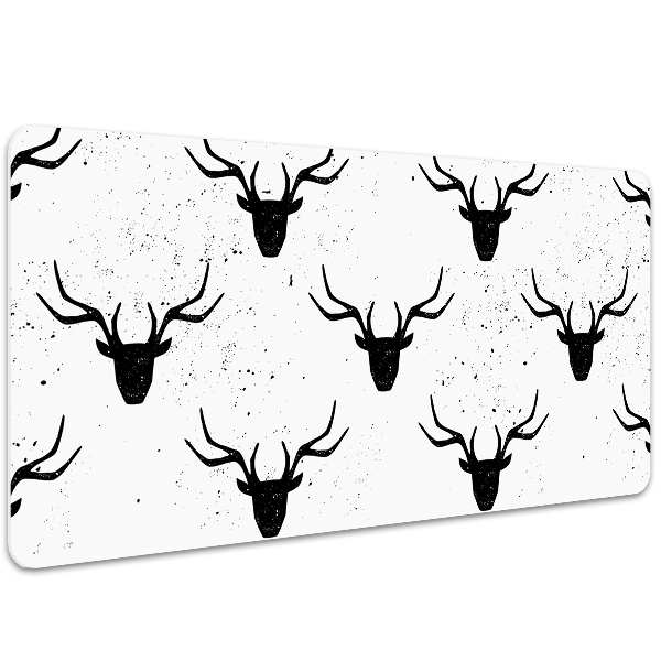 Sottomano da scrivania Pattern Di Cervo Nero