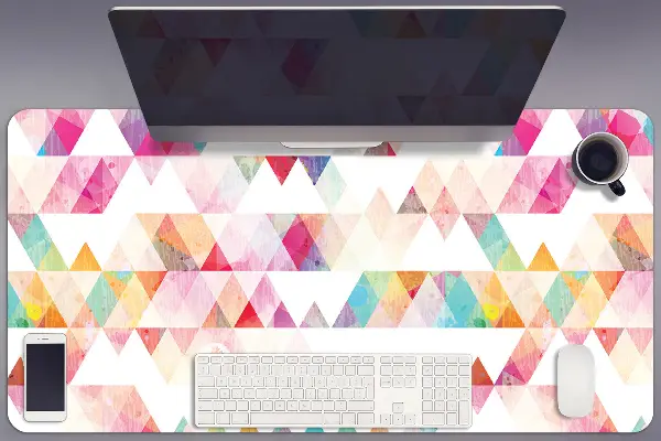 Sottomano da scrivania Triangoli Geometrici