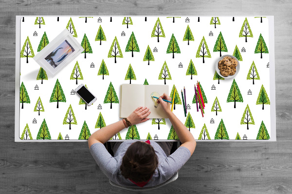 Sottomano da scrivania Alberi Triangolari